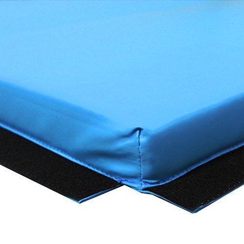 PRISP Colchoneta de Gimnasia 240 cm Plegable de Suave Espuma antiderrapante para Ejercicio Fitness y Gimnasia en Interiores y en casa; Largo: 240cm, Ancho: 120 cm, Grueso: 5 cm