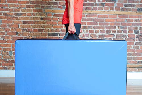 PRISP Colchoneta de Gimnasia 240 cm Plegable de Suave Espuma antiderrapante para Ejercicio Fitness y Gimnasia en Interiores y en casa; Largo: 240cm, Ancho: 120 cm, Grueso: 5 cm PRISP Colchoneta de Gimnasia 240 cm Plegable de Suave Espuma antiderrapante para Ejercicio Fitness y Gimnasia en Interiores y en casa; Largo: 240cm, Ancho: 120 cm, Grueso: 5 cm