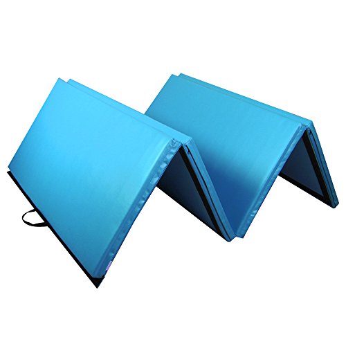 PRISP Colchoneta de Gimnasia 300 cm Plegable de Suave Espuma antiderrapante para Ejercicio Fitness y Gimnasia en Interiores y en casa; Largo: 300cm, Ancho: 120 cm, Grueso: 5 cm PRISP Colchoneta de Gimnasia 300 cm Plegable de Suave Espuma antiderrapante para Ejercicio Fitness y Gimnasia en Interiores y en casa; Largo: 300cm, Ancho: 120 cm, Grueso: 5 cm