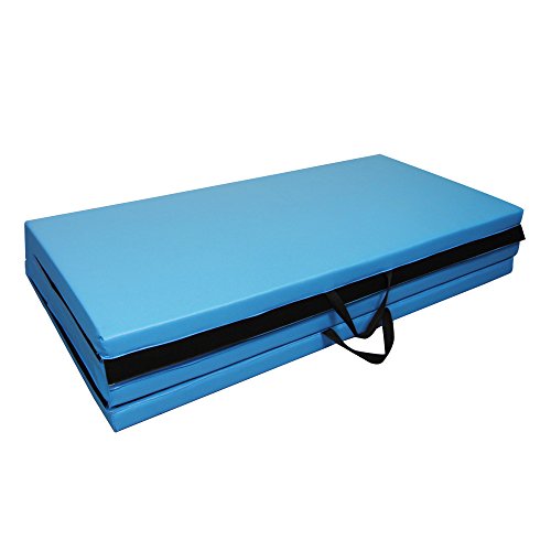 PRISP Colchoneta de Gimnasia 300 cm Plegable de Suave Espuma antiderrapante para Ejercicio Fitness y Gimnasia en Interiores y en casa; Largo: 300cm, Ancho: 120 cm, Grueso: 5 cm PRISP Colchoneta de Gimnasia 300 cm Plegable de Suave Espuma antiderrapante para Ejercicio Fitness y Gimnasia en Interiores y en casa; Largo: 300cm, Ancho: 120 cm, Grueso: 5 cm