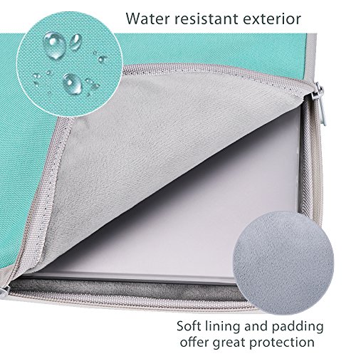 ProCase Funda Portátil 13"-13.5" para MacBook Pro 15" 2018 2017 2016/Surface Book/Surface Laptop/MacBook Air 13.3" 2017 2016 2015, Bolsa Maletín con Asa para Laptop 13.3 13.5 Pulgadas -Turquesa ProCase Funda Portátil 13"-13.5" para MacBook Pro 15" 2018 2017 2016/Surface Book/Surface Laptop/MacBook Air 13.3" 2017 2016 2015, Bolsa Maletín con Asa para Laptop 13.3 13.5 Pulgadas -Turquesa
