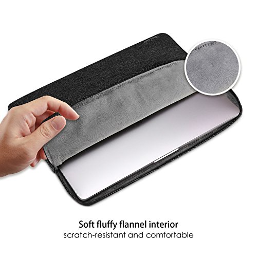 ProCase Maletín Compacto para MacBook Pro 15 2018 2017 2016, Bolsa Blanda Portátil para Macbook Pro 15"(A1990/A1707) con Touch Bar, DELL XPS 15 -Negro ProCase Maletín Compacto para MacBook Pro 15 2018 2017 2016, Bolsa Blanda Portátil para Macbook Pro 15"(A1990/A1707) con Touch Bar, DELL XPS 15 -Negro