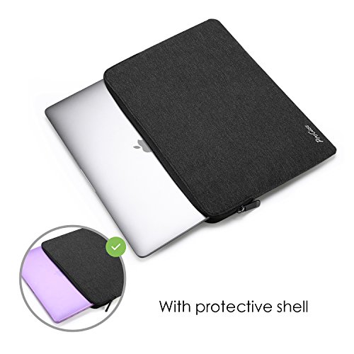 ProCase Maletín Compacto para MacBook Pro 15 2018 2017 2016, Bolsa Blanda Portátil para Macbook Pro 15"(A1990/A1707) con Touch Bar, DELL XPS 15 -Negro ProCase Maletín Compacto para MacBook Pro 15 2018 2017 2016, Bolsa Blanda Portátil para Macbook Pro 15"(A1990/A1707) con Touch Bar, DELL XPS 15 -Negro