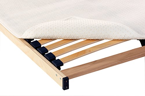 PROCAVE Protectores de Siesta para el Marco de Listones en Diferentes tamaños - Made in Germany | Almohadilla de colchón y Protector de colchón 90x200 cm | Transpirable - Antideslizante y Lavable PROCAVE Protectores de Siesta para el Marco de Listones en Diferentes tamaños - Made in Germany | Almohadilla de colchón y Protector de colchón 90x200 cm | Transpirable - Antideslizante y Lavable