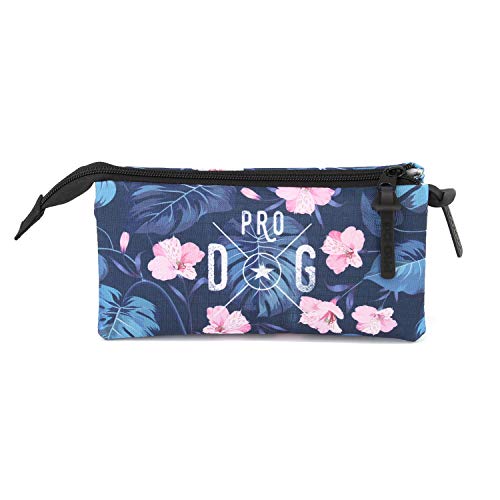 PRODG Tropic Blue-Dreifach HS Federmäppchen Estuche, Multicolor, 24 Centimeters PRODG Tropic Blue-Dreifach HS Federmäppchen Estuche, Multicolor, 24 Centimeters