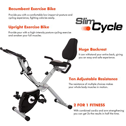 Profun Bicicleta Estática Plegable de Fitness con Respaldo Xbike con App Pantalla LCD 10-Niveles Ajustable para Ejercicio Entrenamiento en Casa (Gris+Respaldo) Profun Bicicleta Estática Plegable de Fitness con Respaldo Xbike con App Pantalla LCD 10-Niveles Ajustable para Ejercicio Entrenamiento en Casa (Gris+Respaldo)