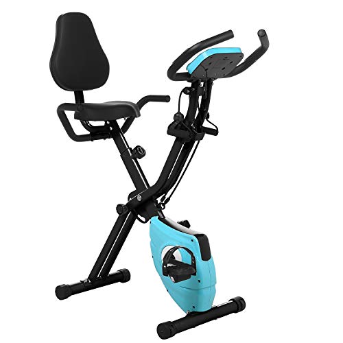 Profun Bicicleta Estática Plegable de Fitness con Respaldo Xbike con App Pantalla LCD 10-Niveles Ajustable para Ejercicio Entrenamiento en Casa (Negro+Respaldo) Profun Bicicleta Estática Plegable de Fitness con Respaldo Xbike con App Pantalla LCD 10-Niveles Ajustable para Ejercicio Entrenamiento en Casa (Negro+Respaldo)