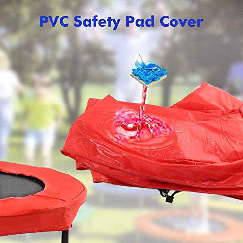 Profun Mini Trampolín Fitness Interior / Exterior - Manillares Ajustables y Sistema de Cuerda Elástica para Niños / Adultos (Carga máxima: 220 lbs) (Rojo 2) Profun Mini Trampolín Fitness Interior / Exterior - Manillares Ajustables y Sistema de Cuerda Elástica para Niños / Adultos (Carga máxima: 220 lbs) (Rojo 2)