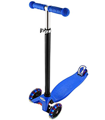 Profun Patinete 3 Ruedas Patinete para Niños de 3-10 Años Patinete Niño con Freno Altura del Manillar Ajustable Patinete Niña con Luces Led Patinetes para Niñas Diseño Desmontable - Azul Oscuro Profun Patinete 3 Ruedas Patinete para Niños de 3-10 Años Patinete Niño con Freno Altura del Manillar Ajustable Patinete Niña con Luces Led Patinetes para Niñas Diseño Desmontable - Azul Oscuro