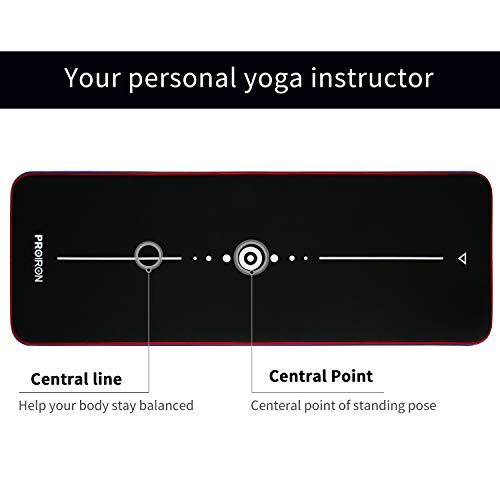 PROIRON Colchón para Yoga NBR Colchoneta Antideslizante Ideal para Pilates Ejercicios Fitness Gimnasia Estiramientos 183CM*66CM*1CM PROIRON Colchón para Yoga NBR Colchoneta Antideslizante Ideal para Pilates Ejercicios Fitness Gimnasia Estiramientos 183CM*66CM*1CM