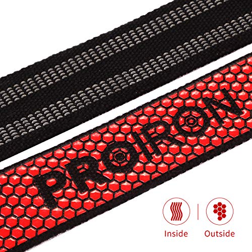 PROIRON Correas Levantamiento de Pesas, Correas Profesionales Acolchadas con Sujeción de Gel, Gym Straps Deportivas, muñequeras powerlifting Gimnasio, Crossfit, Fitness, para halterofília PROIRON Correas Levantamiento de Pesas, Correas Profesionales Acolchadas con Sujeción de Gel, Gym Straps Deportivas, muñequeras powerlifting Gimnasio, Crossfit, Fitness, para halterofília