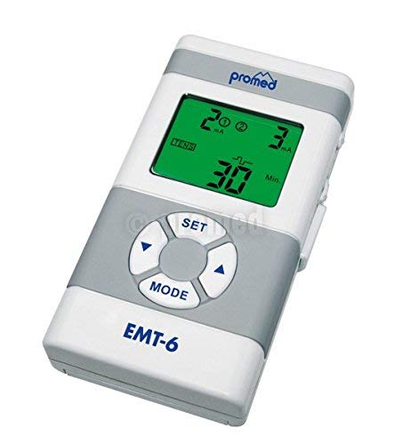 Promed EMT-6 - Aparato de terapia anti-dolor mediante electroestimulación, color blanco