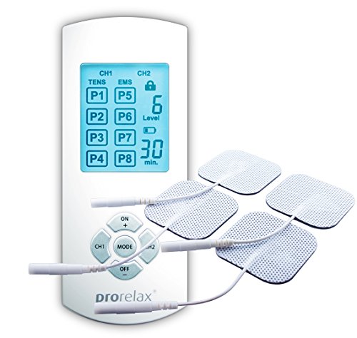 prorelax Tens+Ems Duo Comfort - Terapia natural para el dolor Crónico y para la construcción de Músculo prorelax Tens+Ems Duo Comfort - Terapia natural para el dolor Crónico y para la construcción de Músculo