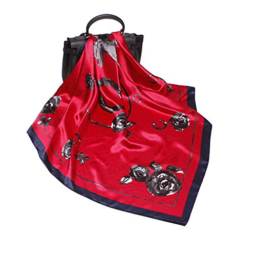 Protector Solar De Satén De Verano Y Bufanda A Prueba De Viento, Bufanda Cuadrada De 90 Cm, Bufanda Decorativa Multimoda, Chal Portátil Simple Y Multifuncional Protector Solar De Satén De Verano Y Bufanda A Prueba De Viento, Bufanda Cuadrada De 90 Cm, Bufanda Decorativa Multimoda, Chal Portátil Simple Y Multifuncional