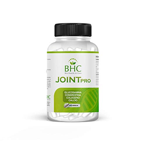 Protege y repara Articulaciones y Músculos | Elimina el Dolor, la Inflamación y Previene Lesiones | Acción Antiinflamatoria y Analgésica | Glucosamina + Condroitina + Colágeno + Calcio | 60 Caps. Protege y repara Articulaciones y Músculos | Elimina el Dolor, la Inflamación y Previene Lesiones | Acción Antiinflamatoria y Analgésica | Glucosamina + Condroitina + Colágeno + Calcio | 60 Caps.