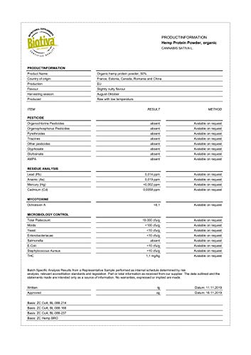 Proteína de cáñamo en polvo orgánico, 1 kg, proteína de cáñamo, 1000 g, producto de calidad de cultivo austriaco, sin gluten, soja ni lactosa, envasado en Alemania (DE-ÖKO-005) Proteína de cáñamo en polvo orgánico, 1 kg, proteína de cáñamo, 1000 g, producto de calidad de cultivo austriaco, sin gluten, soja ni lactosa, envasado en Alemania (DE-ÖKO-005)