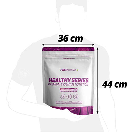 Proteína de Guisante Aislada de HSN | Vegan Protein | Pea Protein Isolate | Edulcorada con Estevia | Vegano, Sin Lactosa, Sin Gluten, Sin Azúcar, Sin Soja, En Polvo, Sabor Neutro, 2 Kg