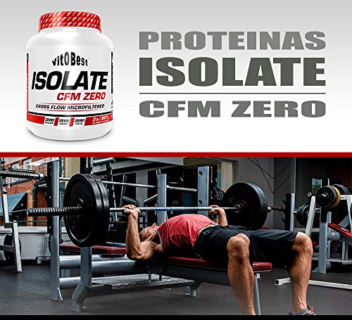 Proteínas Isolate CFM ZERO (907 gr - 2 lb - Galleta) - Contiene CFM Whey Protein Isolate de gran pureza - Suplementos Deportivos y Suplementos Alimentación - Vitobest