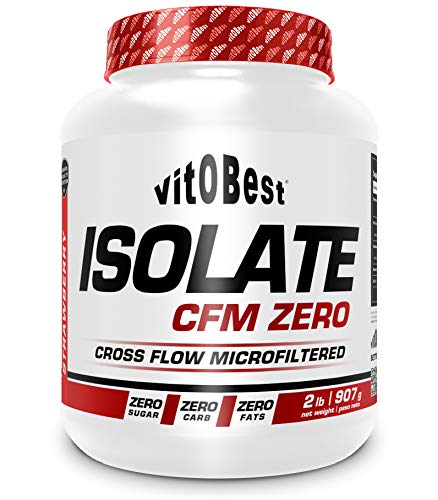 Proteínas Isolate CFM ZERO (907 gr - 2 lb - Galleta) - Contiene CFM Whey Protein Isolate de gran pureza - Suplementos Deportivos y Suplementos Alimentación - Vitobest