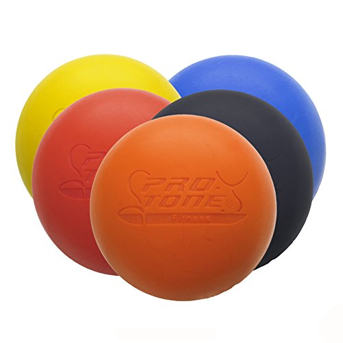 PROTONE Lacrosse Bola para Punto de activación Masaje/rehabilitación/Fisioterapia/Crossfit (Amarillo)