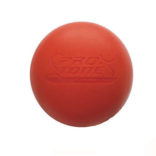 PROTONE Lacrosse Bola para Punto de activación Masaje/rehabilitación/Fisioterapia/Crossfit (Rojo)