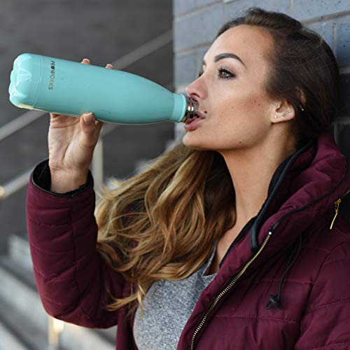 Proworks Botellas de Agua Deportiva de Acero Inoxidable | Cantimplora Termo con Doble Aislamiento para 12 Horas de Bebida Caliente y 24 Horas de Bebida Fría - Libre de BPA - 500ml – Verde Proworks Botellas de Agua Deportiva de Acero Inoxidable | Cantimplora Termo con Doble Aislamiento para 12 Horas de Bebida Caliente y 24 Horas de Bebida Fría - Libre de BPA - 500ml – Verde