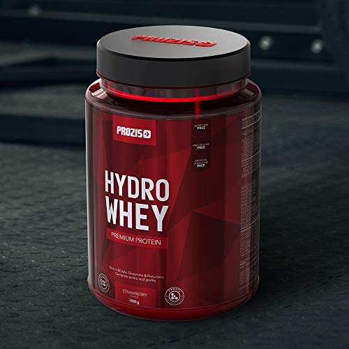 Prozis 100% Hydro Whey 900 g Chocolate El suero de leche más PURO, mejorado, Ultrafiltrada y aislada, controlar el peso, adelgazar y potenciar el desarrollo y el mantenimiento de la masa muscular