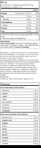 Prozis 100% Proteína de soja 900 g Fresa 23G Proteína De Vegetal Por Dosis Con Un Perfil De Aminoácidos Esenciales, Rica En Bcaa