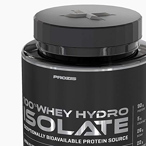 Prozis 100% Whey Hydro Isolate SS para la Quema De Grasas, la Recuperación Muscular y la Musculación, Fácil de Digerir y Bajo en Carbohidratos, Fresa - 2000 g