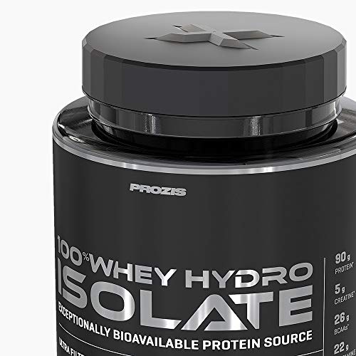 Prozis 100% Whey Hydro Isolate SS para la Quema De Grasas, la Recuperación Muscular y la Musculación, Fácil de Digerir y Bajo en Carbohidratos, Fresa - 2000 g Prozis 100% Whey Hydro Isolate SS para la Quema De Grasas, la Recuperación Muscular y la Musculación, Fácil de Digerir y Bajo en Carbohidratos, Fresa - 2000 g