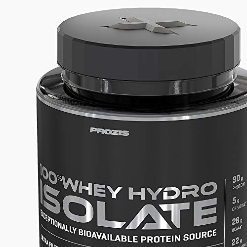 Prozis 100% Whey Hydro Isolate SS para la Quema De Grasas, la Recuperación Muscular y la Musculación, Fácil de Digerir y Bajo en Carbohidratos, Vainilla - 2000 g