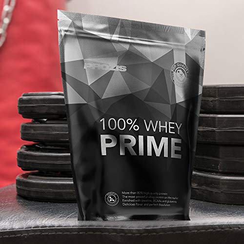 Prozis 100% Whey Prime 2.0 Suplemento Puro en Polvo, con un Perfil Completo de Aminoácidos y Rico en BCAA, Chocolate y Avellanas - 1000 g
