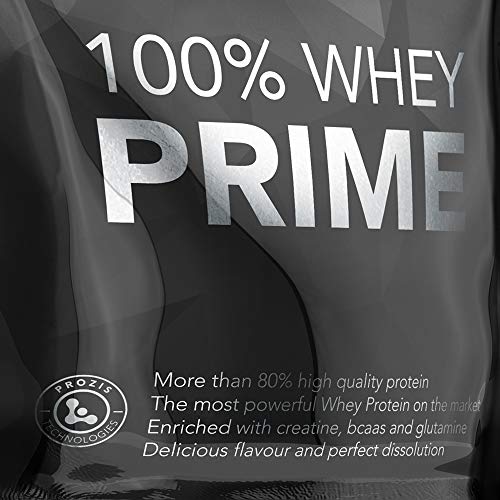 Prozis 100% Whey Prime 2.0 Suplemento Puro en Polvo, con un Perfil Completo de Aminoácidos y Rico en BCAA, Vainilla - 1000 g