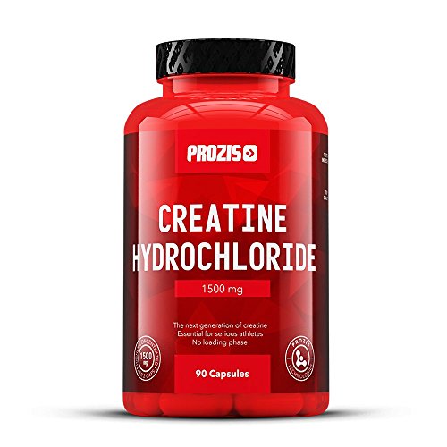 Prozis Creatine HCI 750mg 90 Caps - Complemento para Aumentar la Fuerza, el Rendimiento y el Crecimiento Muscular - 90 Dosis