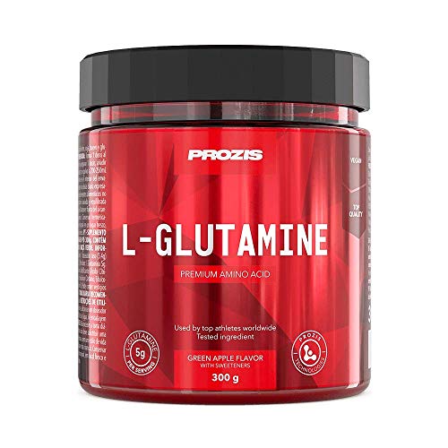 Prozis L-glutamina Componente Fundamental de las Proteínas, Manzana Verde - 300 g Prozis L-glutamina Componente Fundamental de las Proteínas, Manzana Verde - 300 g