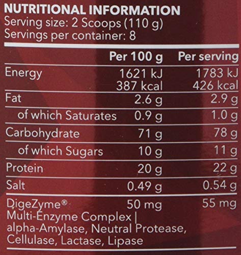 Prozis Mass Gainer, Fresa - 900 g Prozis Mass Gainer, Fresa - 900 g
