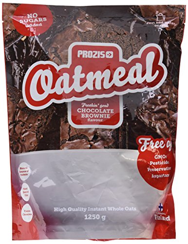 Prozis Oatmeal - Cereales Repletos de Proteínas, Hidratos de Carbono de Alta Calidad y Fibras Saciantes - Sabor Brownie de chocolate - 1250 g Prozis Oatmeal - Cereales Repletos de Proteínas, Hidratos de Carbono de Alta Calidad y Fibras Saciantes - Sabor Brownie de chocolate - 1250 g