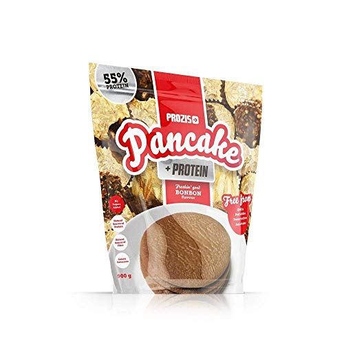 Prozis Pancake + Protein: Tortitas de avena con proteína, Bombón - 900 g