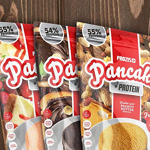 Prozis Pancake + Protein: Tortitas de avena con proteína, Bombón - 900 g