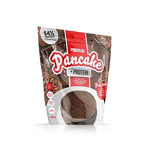 Prozis Pancake + Protein: Tortitas de avena con proteína, Brownie de chocolate - 900 g
