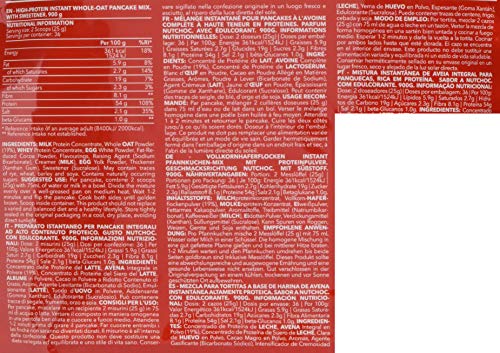 Prozis Pancake + Protein: Tortitas de avena con proteína, NutChoc - 900 g Prozis Pancake + Protein: Tortitas de avena con proteína, NutChoc - 900 g