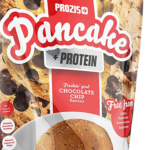 Prozis Pancake + Protein: Tortitas de avena con proteína, Pepitas de chocolate - 900 g