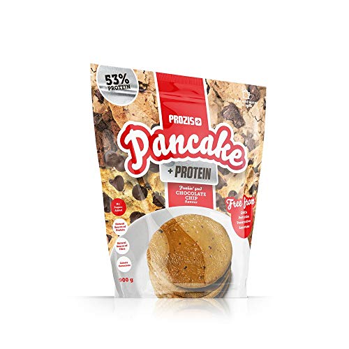 Prozis Pancake + Protein: Tortitas de avena con proteína, Pepitas de chocolate - 900 g