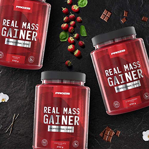 Prozis Real Mass Gainer, Sabor Fresa - 2722 gr