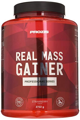 Prozis Real Mass Gainer, Sabor Fresa - 2722 gr