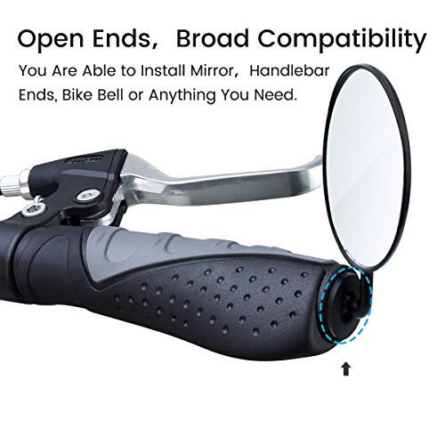 prunus Puños Bicicleta Caucho ergonómicos Antideslizantes puños para Manillar de MTB Bicicleta de montaña Mountain Bike (Negro(130mm+90mm)) prunus Puños Bicicleta Caucho ergonómicos Antideslizantes puños para Manillar de MTB Bicicleta de montaña Mountain Bike (Negro(130mm+90mm))