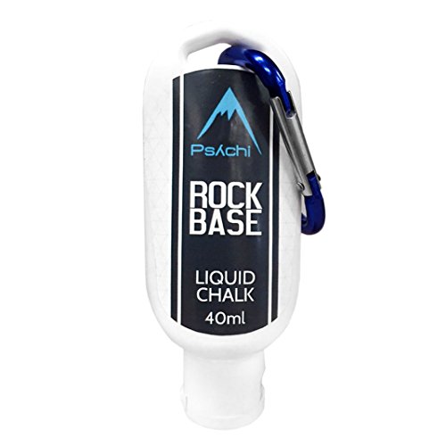 Psychi - Magnesio líquido para Escalada, Levantamiento de Pesas, Gimnasia y Baile en Barra - Mosquetón Gratis - 40 ml