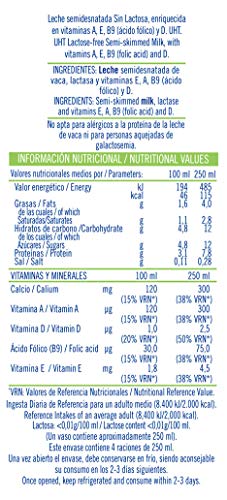 Puleva Mañanas Ligeras Leche Sin Lactosa Semidesnatada 6 x 1 L Puleva Mañanas Ligeras Leche Sin Lactosa Semidesnatada 6 x 1 L