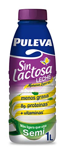 Puleva Mañanas Ligeras Leche Sin Lactosa Semidesnatada 6 x 1 L