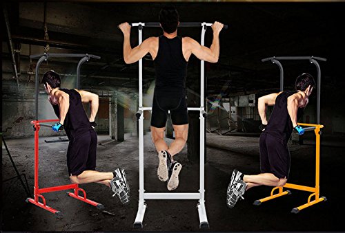 Pull up Fitness - Barra de tracción Ajustable para musculación multifunción, Color Rojo/Negro, tamaño Talla única, 107 x 38 x 9centimeters Pull up Fitness - Barra de tracción Ajustable para musculación multifunción, Color Rojo/Negro, tamaño Talla única, 107 x 38 x 9centimeters